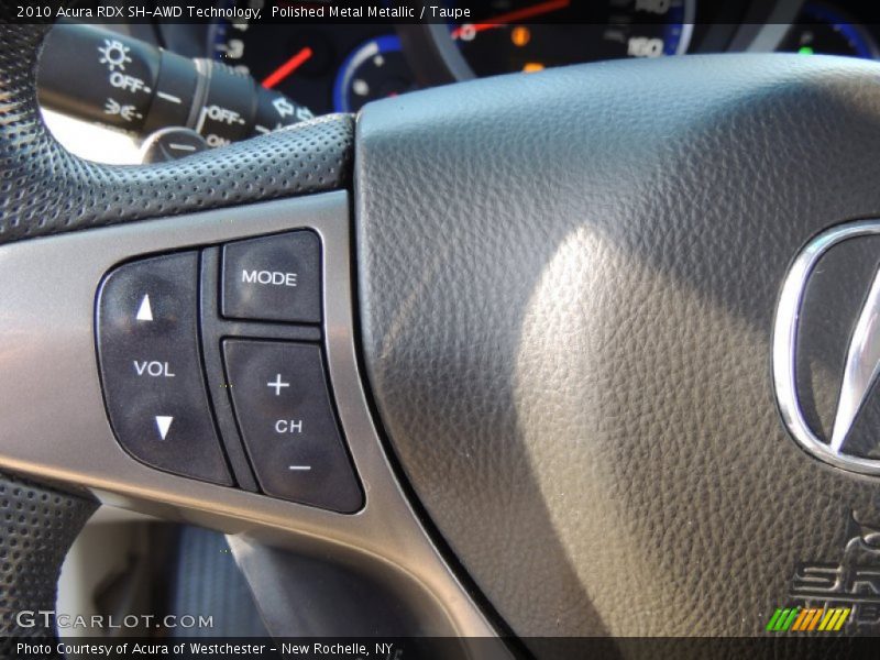 Polished Metal Metallic / Taupe 2010 Acura RDX SH-AWD Technology