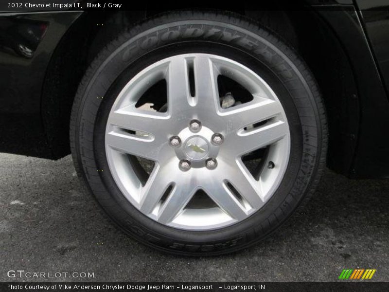 Black / Gray 2012 Chevrolet Impala LT