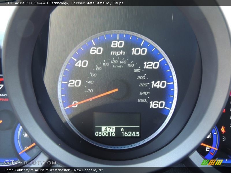 Polished Metal Metallic / Taupe 2010 Acura RDX SH-AWD Technology