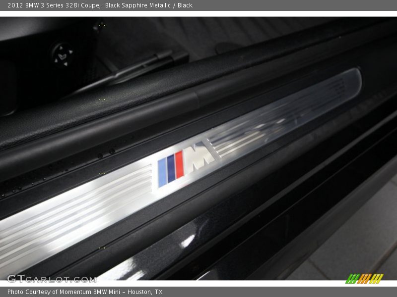 Black Sapphire Metallic / Black 2012 BMW 3 Series 328i Coupe