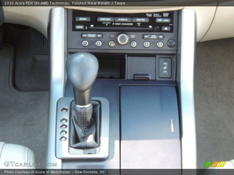 Polished Metal Metallic / Taupe 2010 Acura RDX SH-AWD Technology