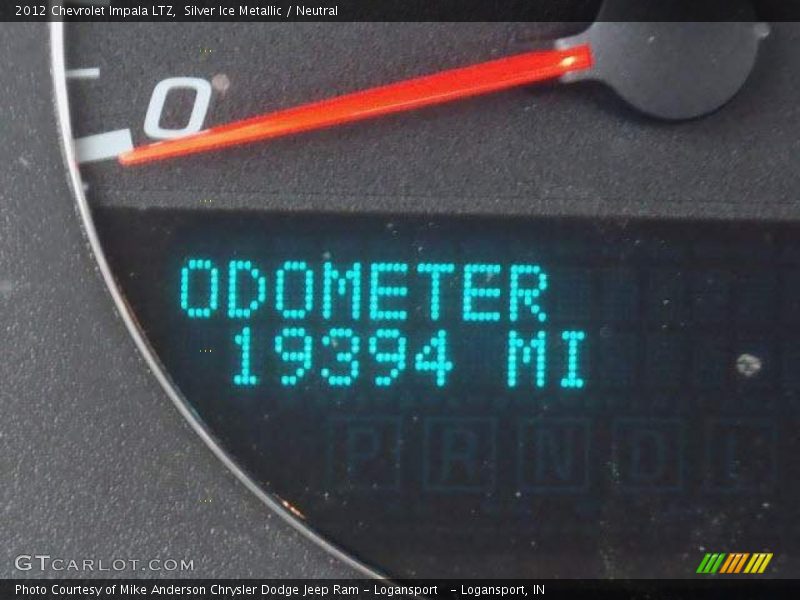 Silver Ice Metallic / Neutral 2012 Chevrolet Impala LTZ