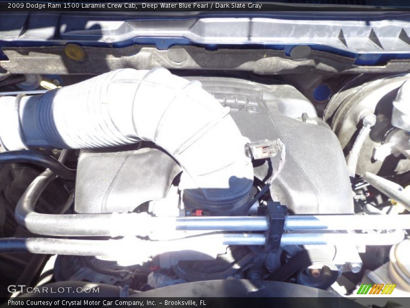 Deep Water Blue Pearl / Dark Slate Gray 2009 Dodge Ram 1500 Laramie Crew Cab