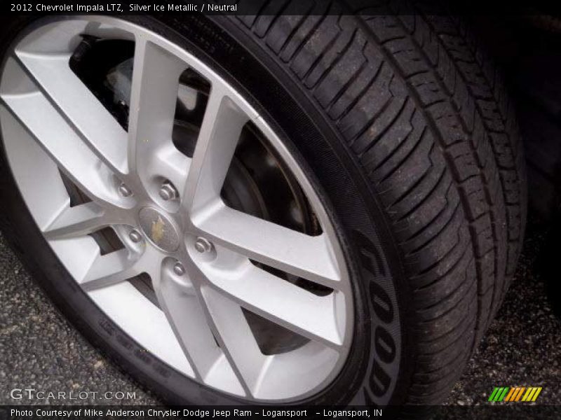 Silver Ice Metallic / Neutral 2012 Chevrolet Impala LTZ