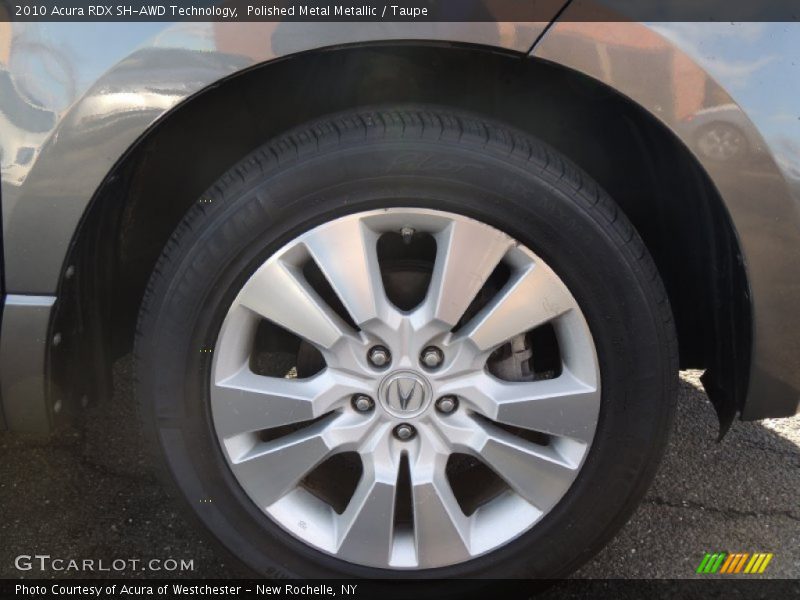 Polished Metal Metallic / Taupe 2010 Acura RDX SH-AWD Technology