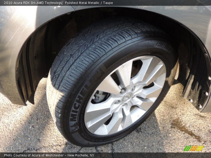 Polished Metal Metallic / Taupe 2010 Acura RDX SH-AWD Technology