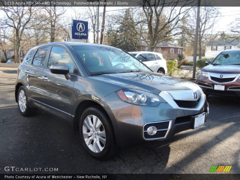 Polished Metal Metallic / Ebony 2010 Acura RDX SH-AWD Technology