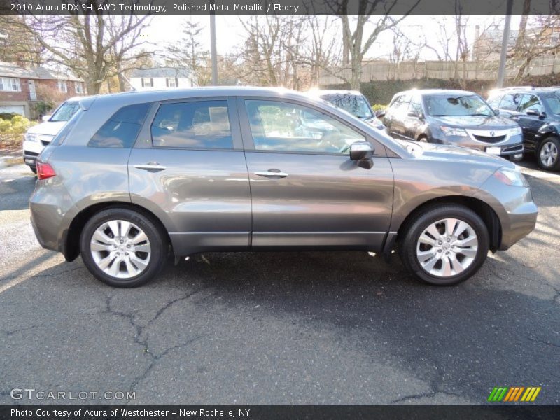 Polished Metal Metallic / Ebony 2010 Acura RDX SH-AWD Technology