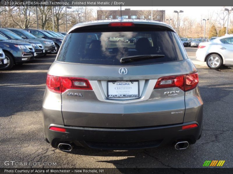 Polished Metal Metallic / Ebony 2010 Acura RDX SH-AWD Technology