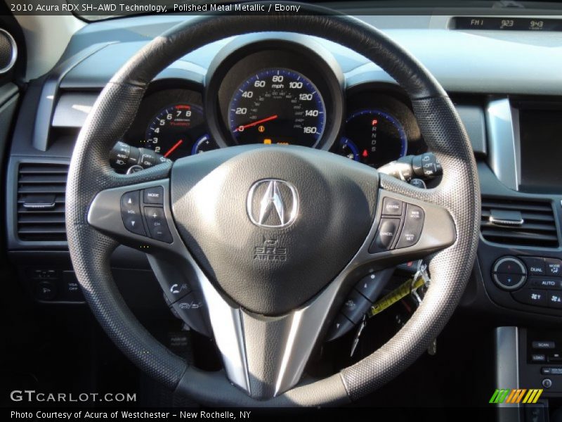 Polished Metal Metallic / Ebony 2010 Acura RDX SH-AWD Technology