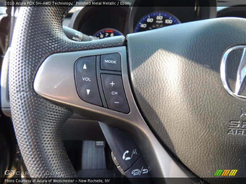 Polished Metal Metallic / Ebony 2010 Acura RDX SH-AWD Technology