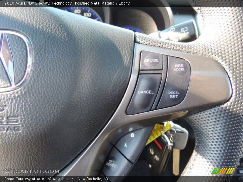Polished Metal Metallic / Ebony 2010 Acura RDX SH-AWD Technology