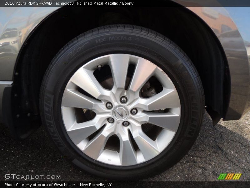 Polished Metal Metallic / Ebony 2010 Acura RDX SH-AWD Technology