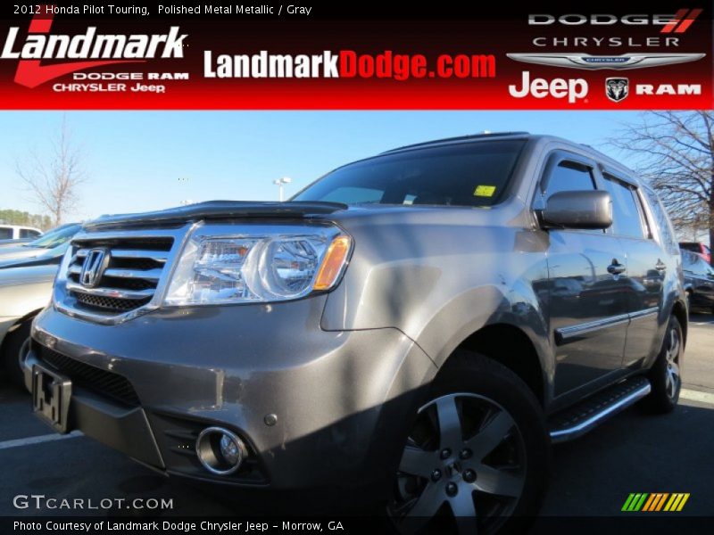 Polished Metal Metallic / Gray 2012 Honda Pilot Touring