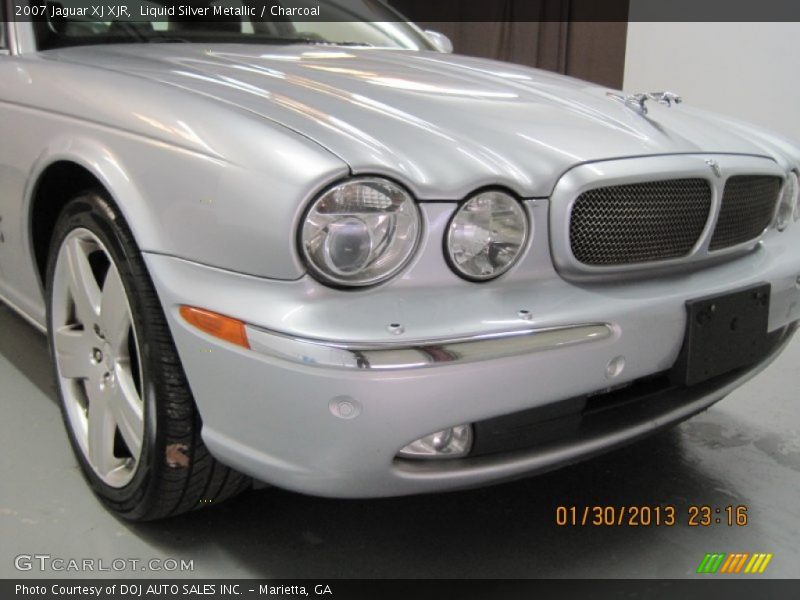Liquid Silver Metallic / Charcoal 2007 Jaguar XJ XJR