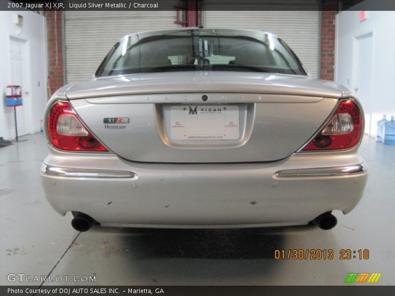 Liquid Silver Metallic / Charcoal 2007 Jaguar XJ XJR