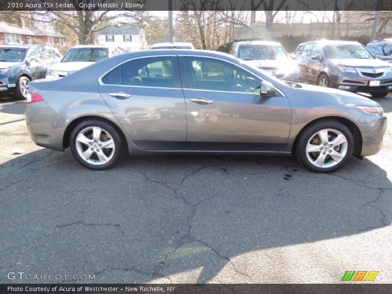 Grigio Metallic / Ebony 2010 Acura TSX Sedan