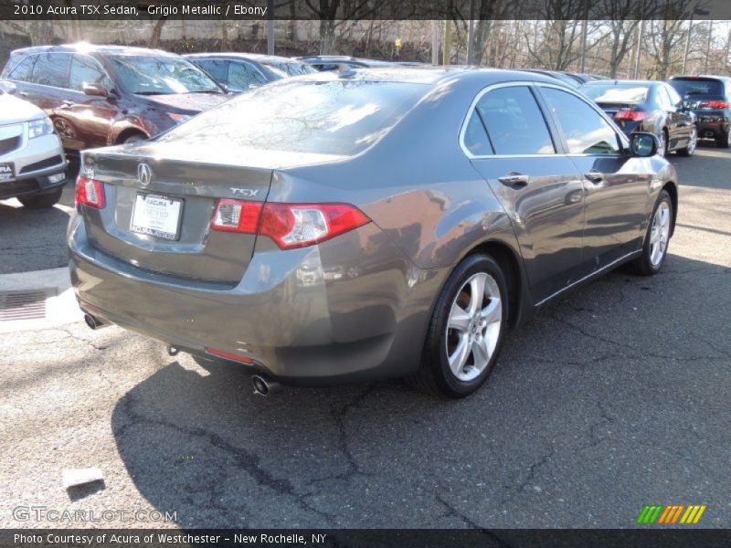 Grigio Metallic / Ebony 2010 Acura TSX Sedan