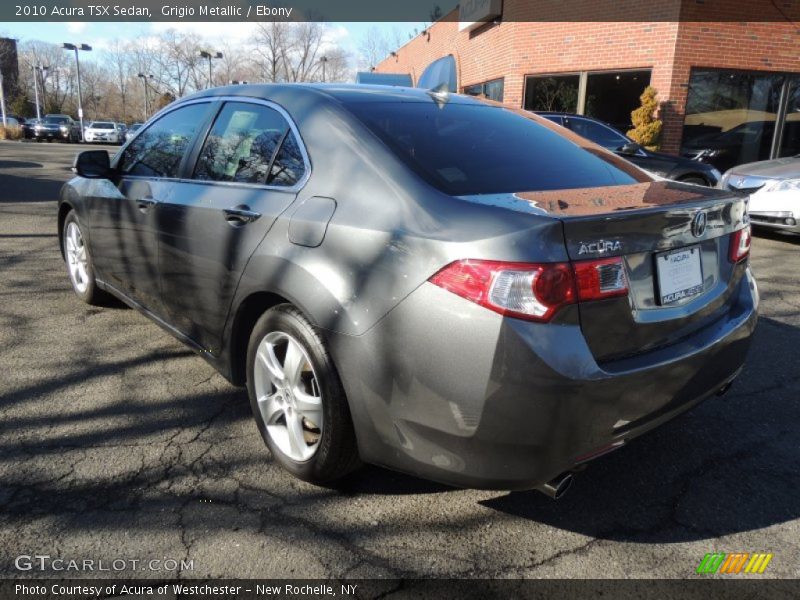 Grigio Metallic / Ebony 2010 Acura TSX Sedan