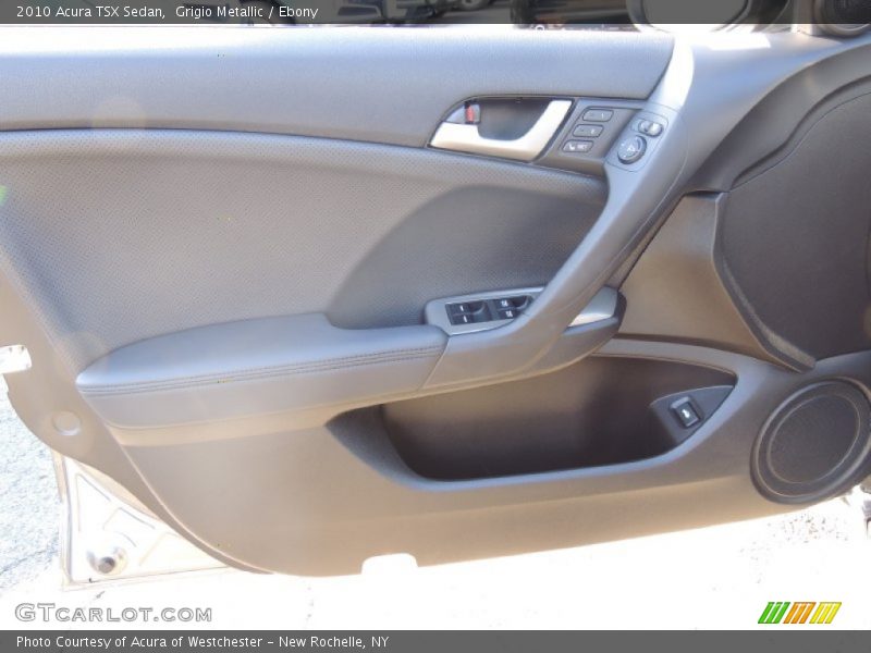 Grigio Metallic / Ebony 2010 Acura TSX Sedan