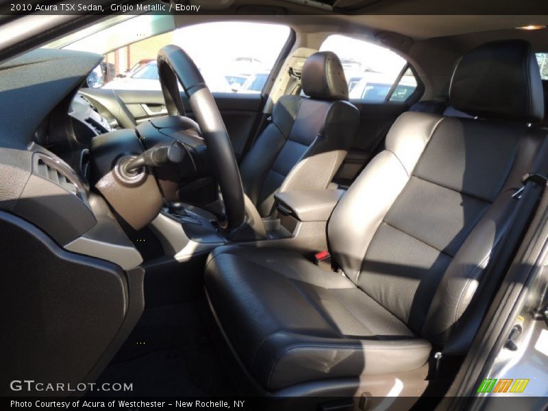 Grigio Metallic / Ebony 2010 Acura TSX Sedan