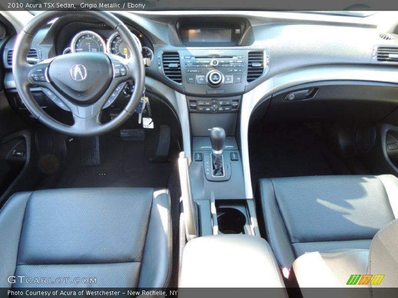 Grigio Metallic / Ebony 2010 Acura TSX Sedan
