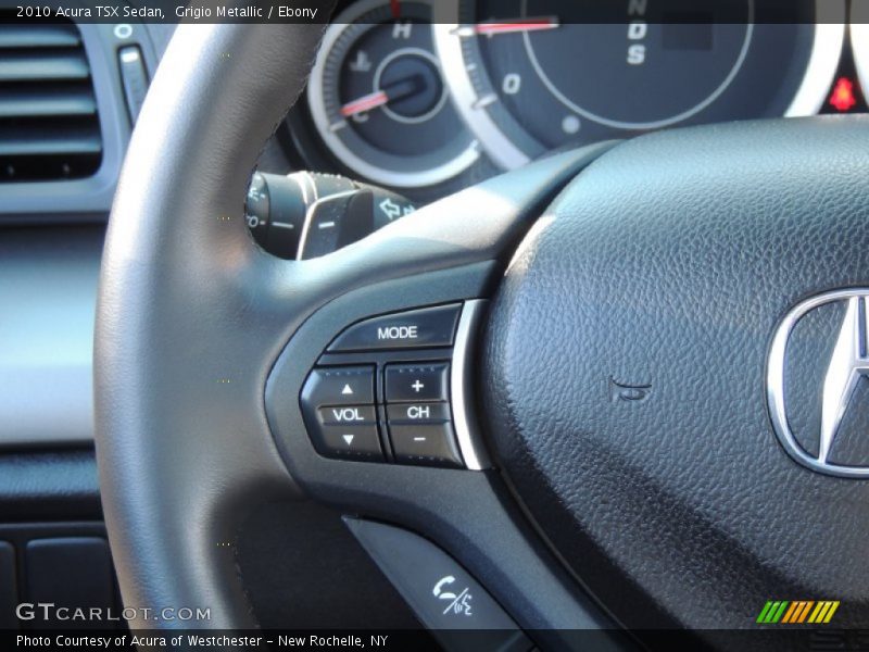 Grigio Metallic / Ebony 2010 Acura TSX Sedan
