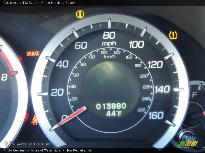 Grigio Metallic / Ebony 2010 Acura TSX Sedan