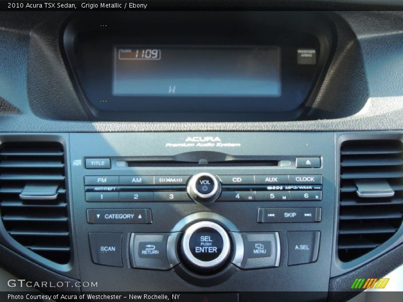 Grigio Metallic / Ebony 2010 Acura TSX Sedan