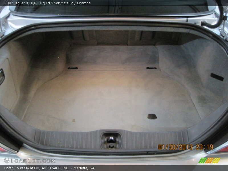 Liquid Silver Metallic / Charcoal 2007 Jaguar XJ XJR