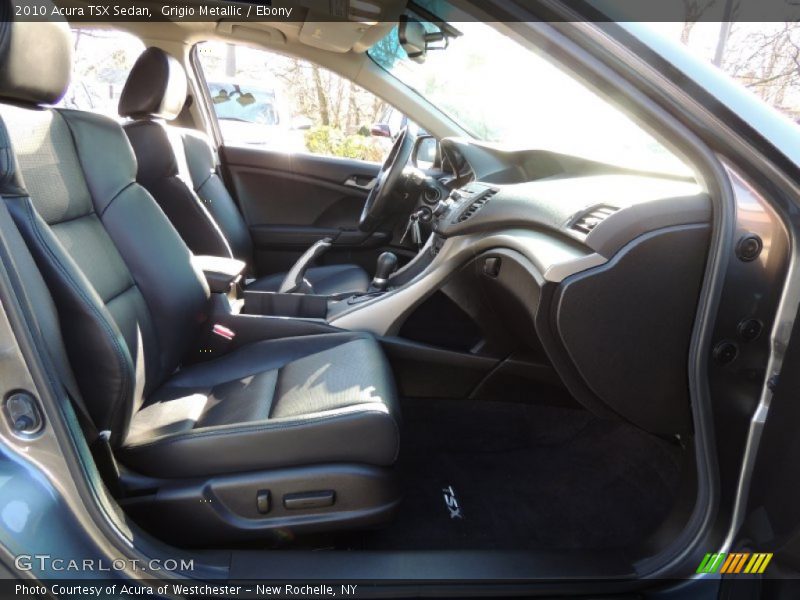 Grigio Metallic / Ebony 2010 Acura TSX Sedan