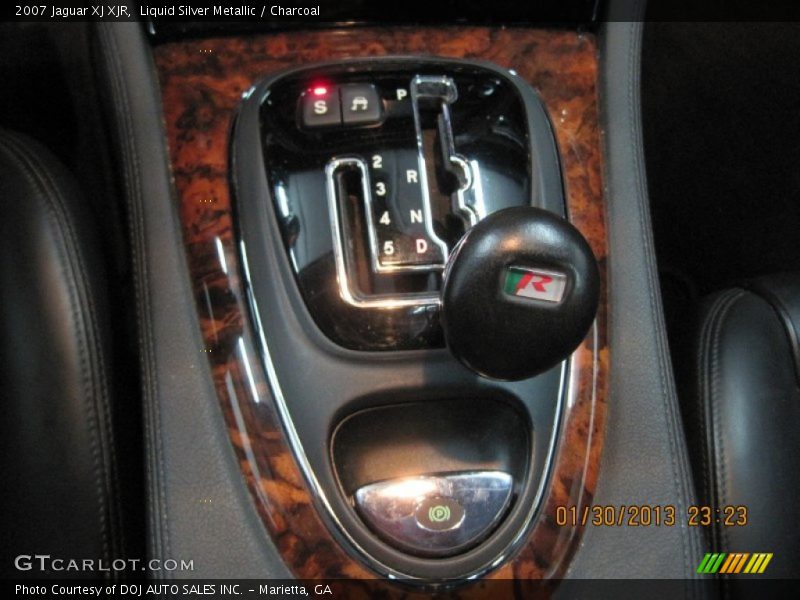 Liquid Silver Metallic / Charcoal 2007 Jaguar XJ XJR