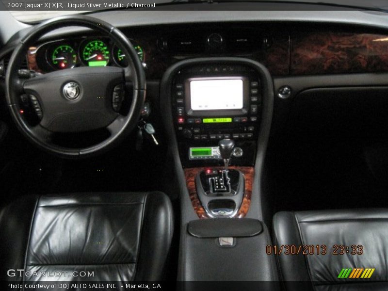 Liquid Silver Metallic / Charcoal 2007 Jaguar XJ XJR
