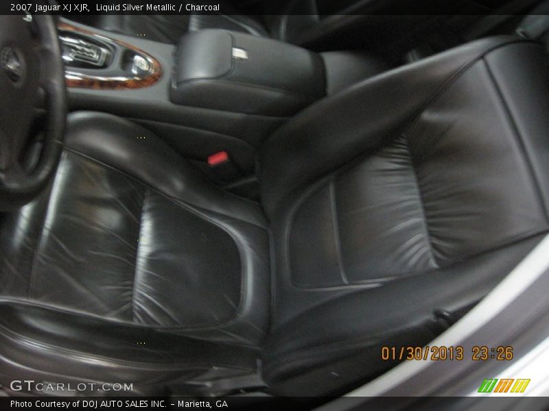 Liquid Silver Metallic / Charcoal 2007 Jaguar XJ XJR
