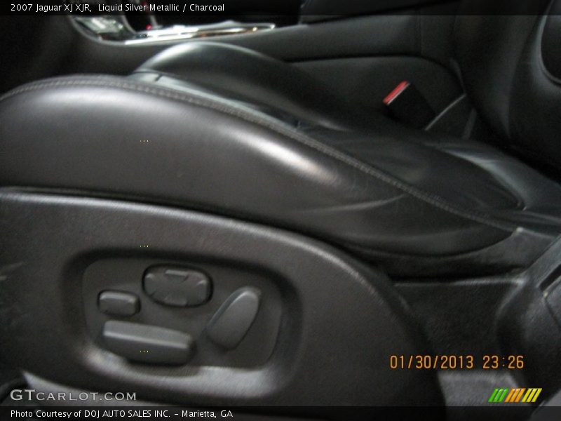 Liquid Silver Metallic / Charcoal 2007 Jaguar XJ XJR