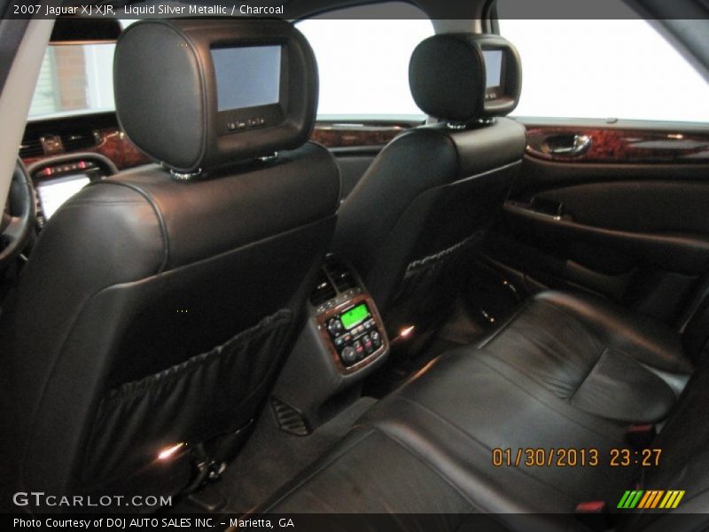 Liquid Silver Metallic / Charcoal 2007 Jaguar XJ XJR