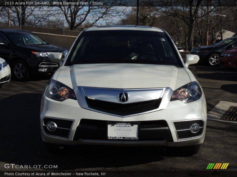 White Diamond Pearl / Ebony 2010 Acura RDX SH-AWD