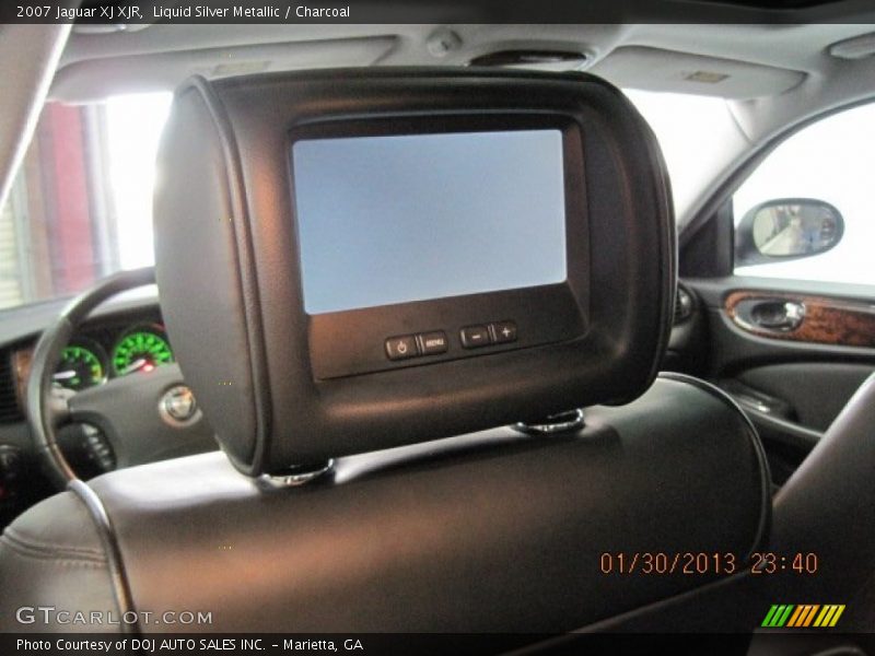 Liquid Silver Metallic / Charcoal 2007 Jaguar XJ XJR