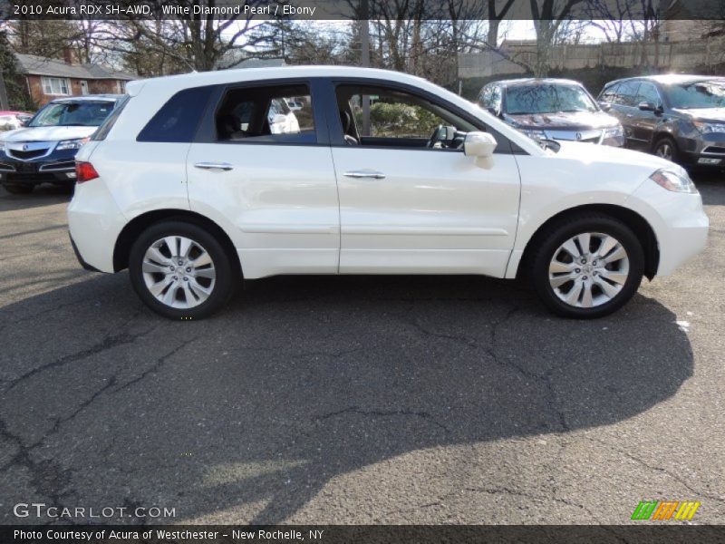 White Diamond Pearl / Ebony 2010 Acura RDX SH-AWD