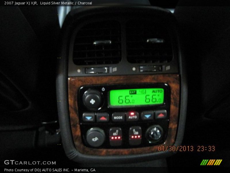 Liquid Silver Metallic / Charcoal 2007 Jaguar XJ XJR