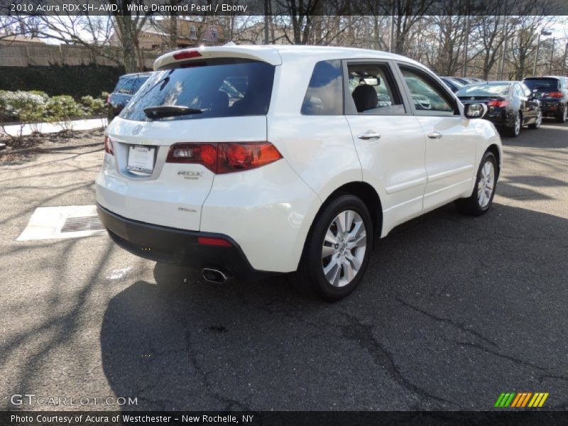 White Diamond Pearl / Ebony 2010 Acura RDX SH-AWD