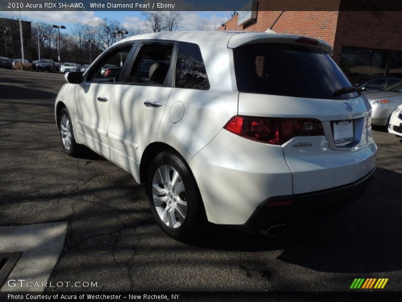 White Diamond Pearl / Ebony 2010 Acura RDX SH-AWD