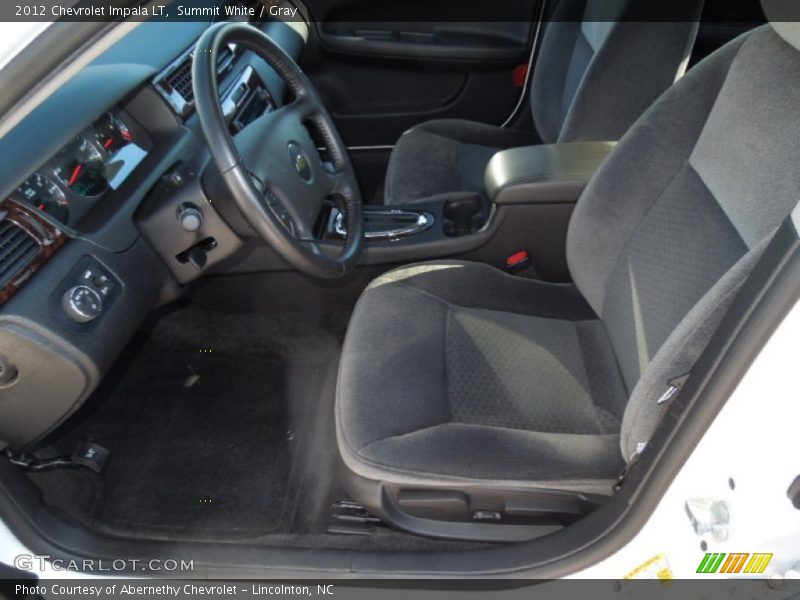Summit White / Gray 2012 Chevrolet Impala LT