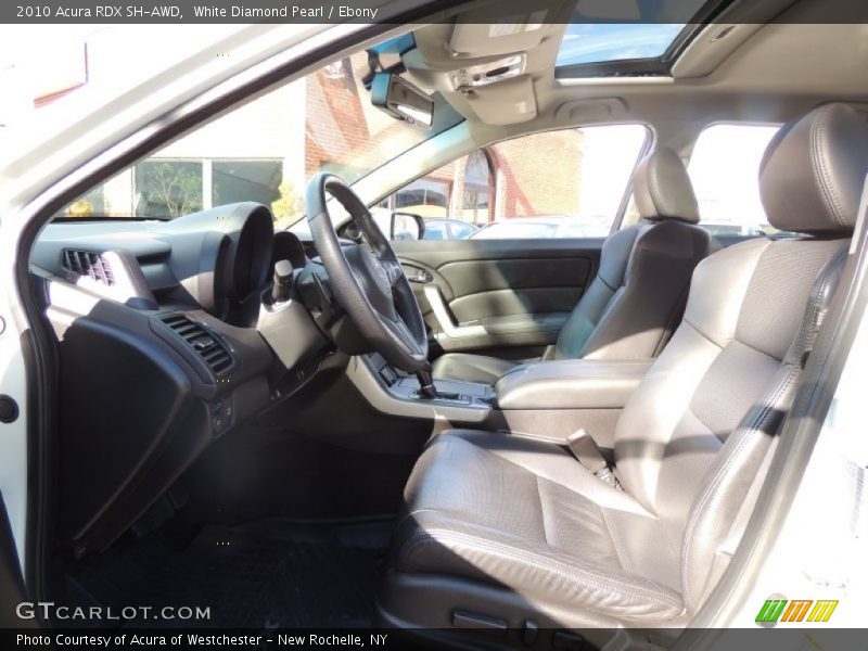 White Diamond Pearl / Ebony 2010 Acura RDX SH-AWD