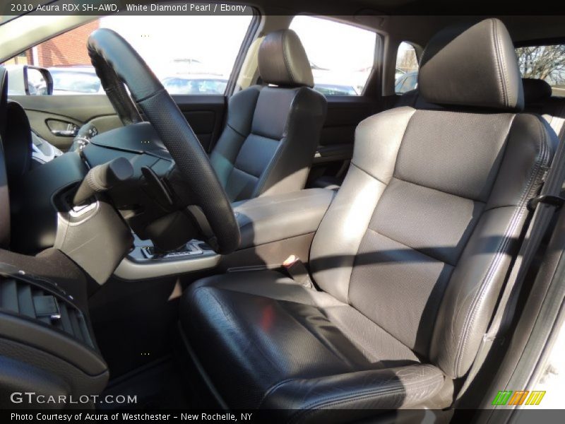 White Diamond Pearl / Ebony 2010 Acura RDX SH-AWD