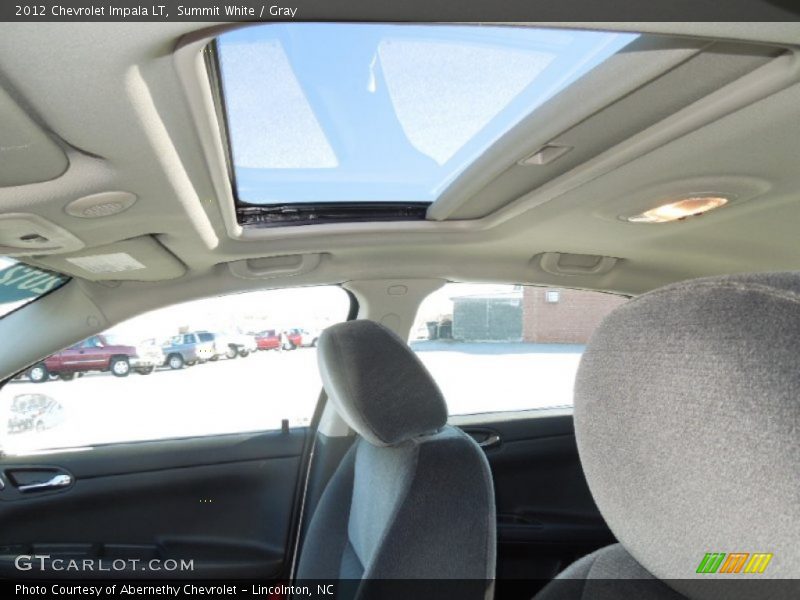 Summit White / Gray 2012 Chevrolet Impala LT