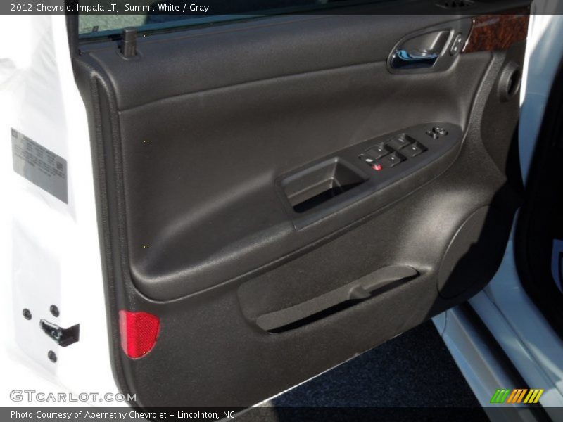 Summit White / Gray 2012 Chevrolet Impala LT