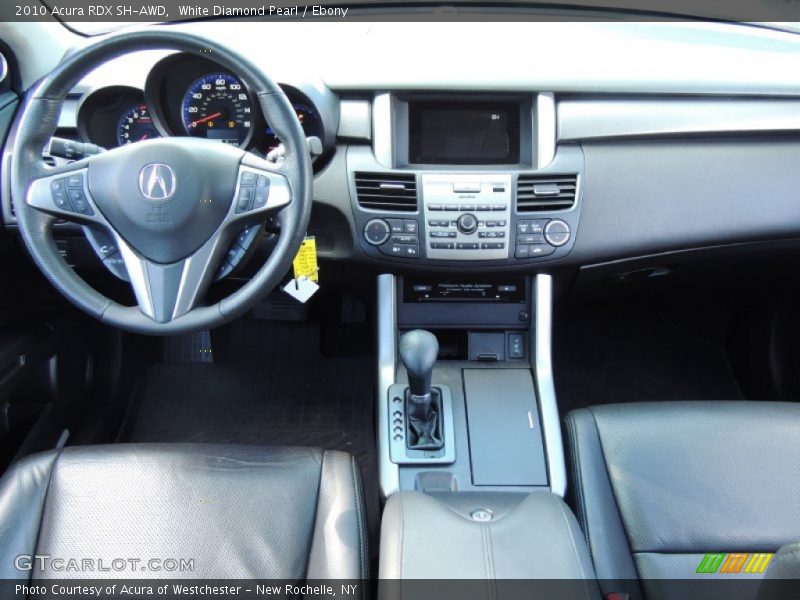 White Diamond Pearl / Ebony 2010 Acura RDX SH-AWD