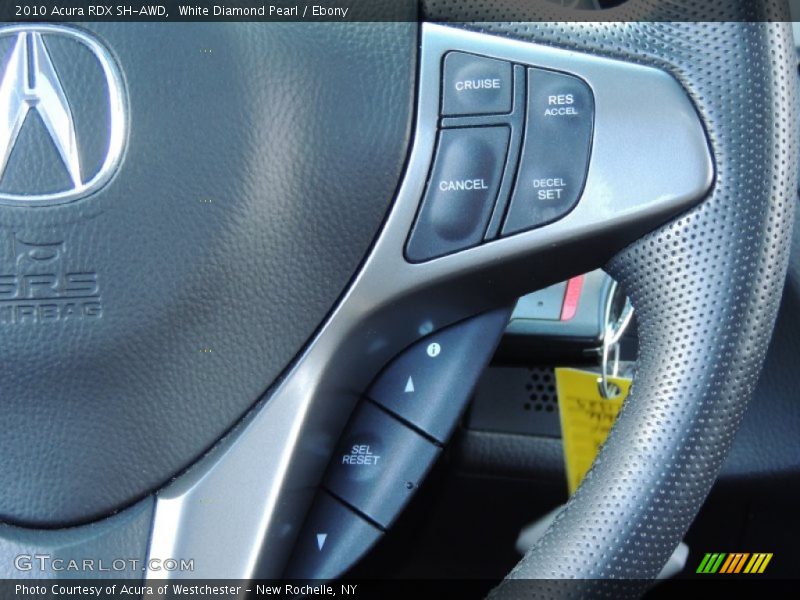 White Diamond Pearl / Ebony 2010 Acura RDX SH-AWD