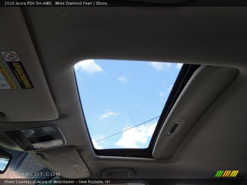 White Diamond Pearl / Ebony 2010 Acura RDX SH-AWD